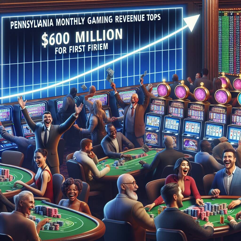 Pennsylvania Gaming Revenue Surpasses $600 Million Milestone