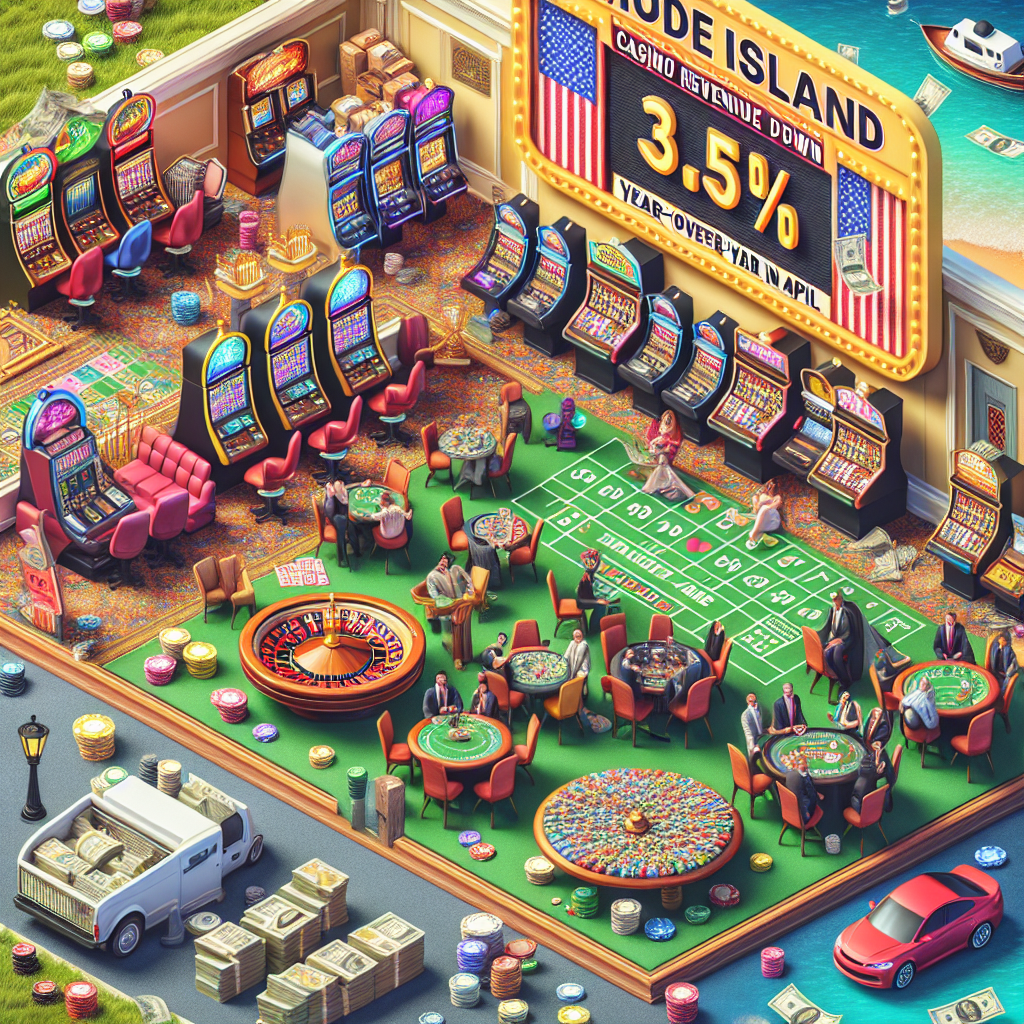 Rhode Island Casino Revenue Decline: April Sees 3.5% Drop