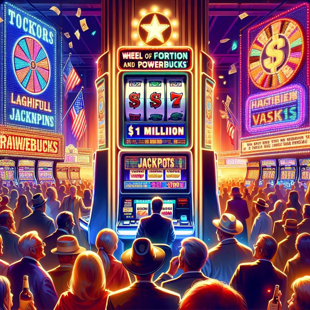 Wheel of Fortune and Powerbucks Slots Award Jackpots
