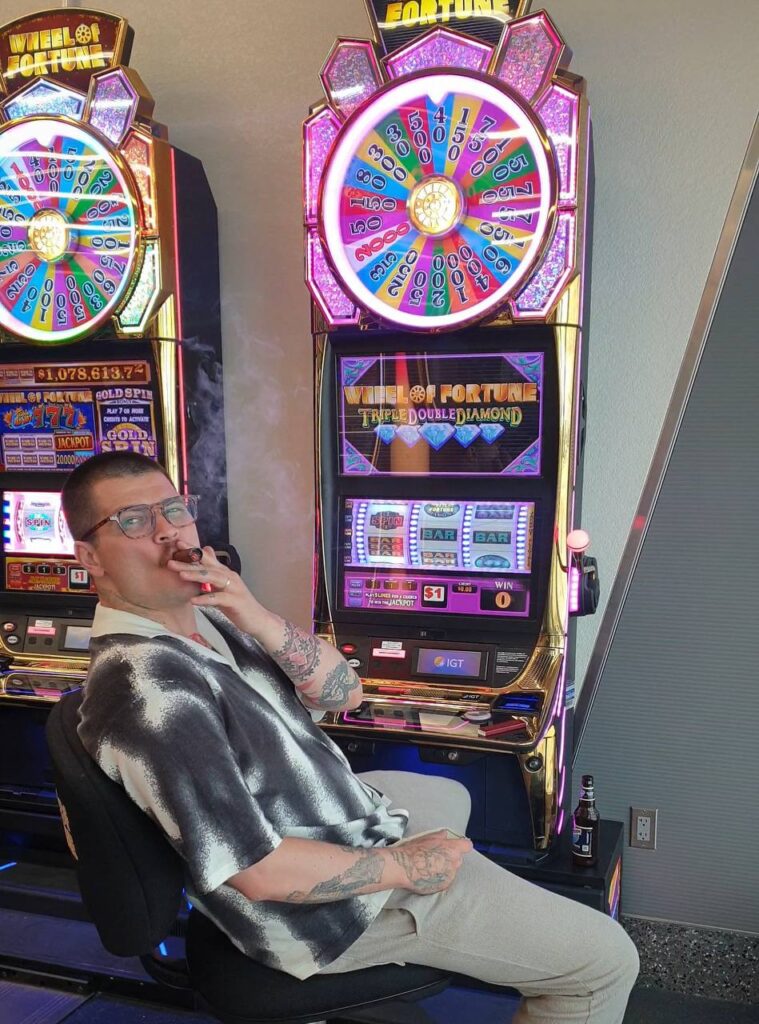 August 1, 2023 — Lost my $50 at a slot machine in Las Vegas airport. First gamble in U.S. Worth it.