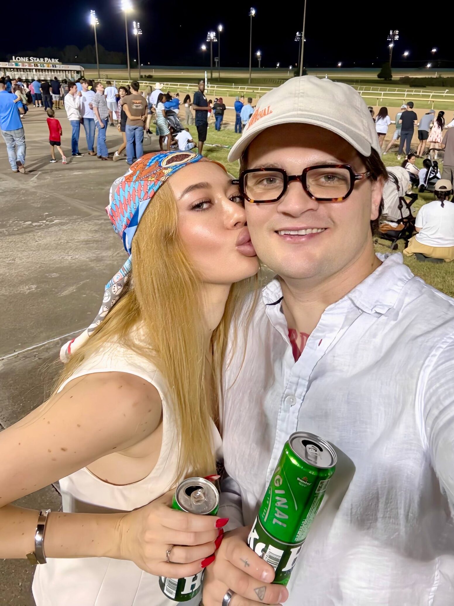 Paddock at Lone Star Park during Dollar Day in Texas